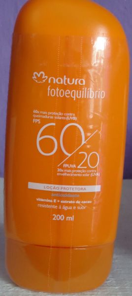 Loção Protetora FPS 60 natura Fotoequilíbrio 200ml